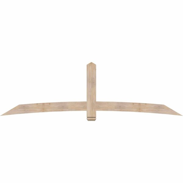 Ekena Millwork Bellingham Timber Gable Bracket, Douglas Fir, 108"W x 31 1/2"H x 1 1/2"D x 5 1/2"F, 7/12 Pitch GBW108X31X0206BEL00SDF - main